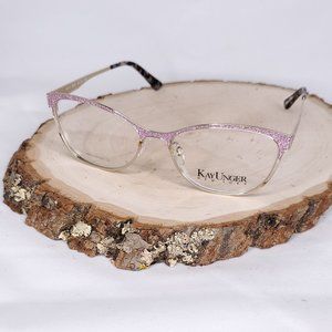 Kay Unger K213 Rose Sparkle Eyeglass Frames